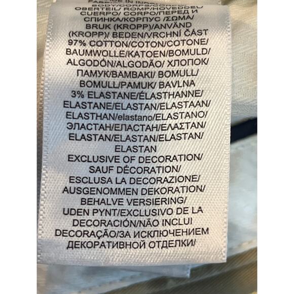 Polo Ralph Lauren Men Flat Front Chino Khaki Shorts Size 40 Long Tall Brown - Picture 6 of 8